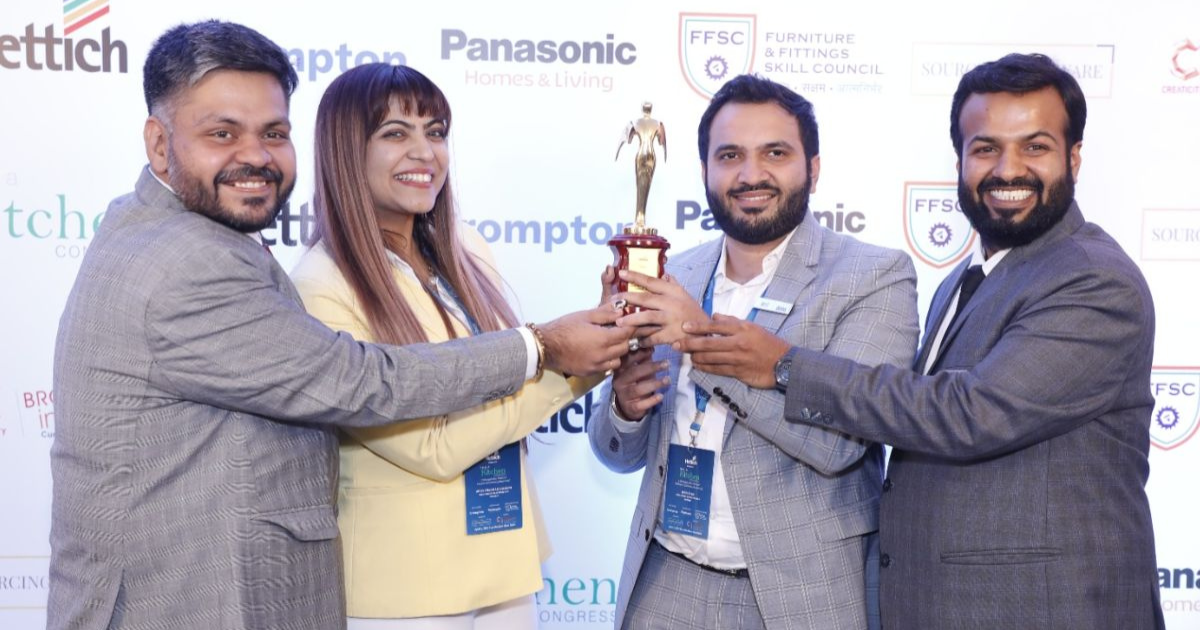 Dona Modular Systems Bags The Kitchen Retailer Award, 2023 By The India Kitchen Congress